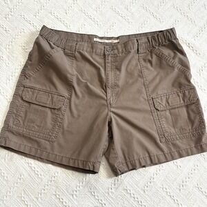 Savane Cargo Shorts 42 Brown Utility Hiking Workwear Casual